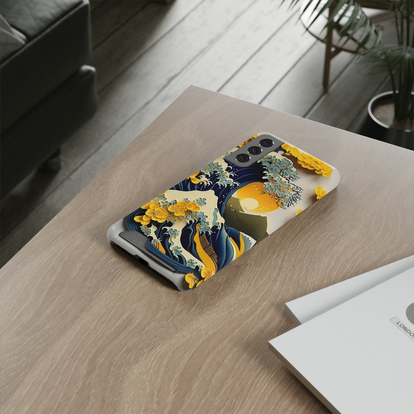 The Tourist White Phone Case With Card Holder