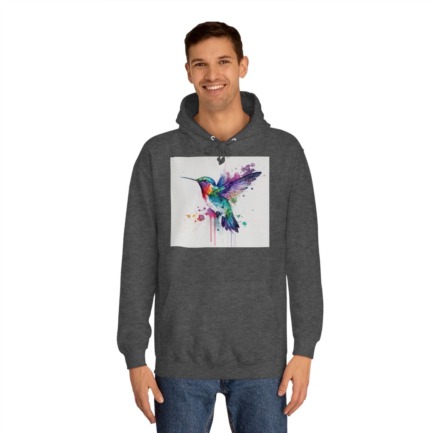 Hummingbird Watercolor Hoodie