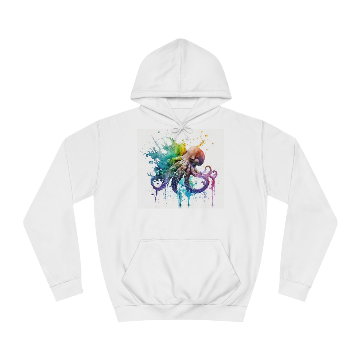 Octopus Drip Paint Hoodie