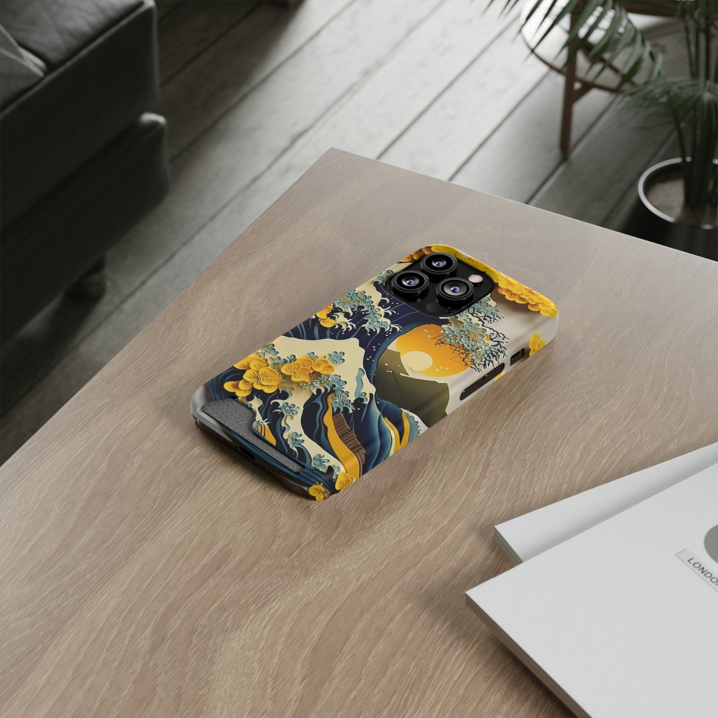 The Tourist White Phone Case With Card Holder