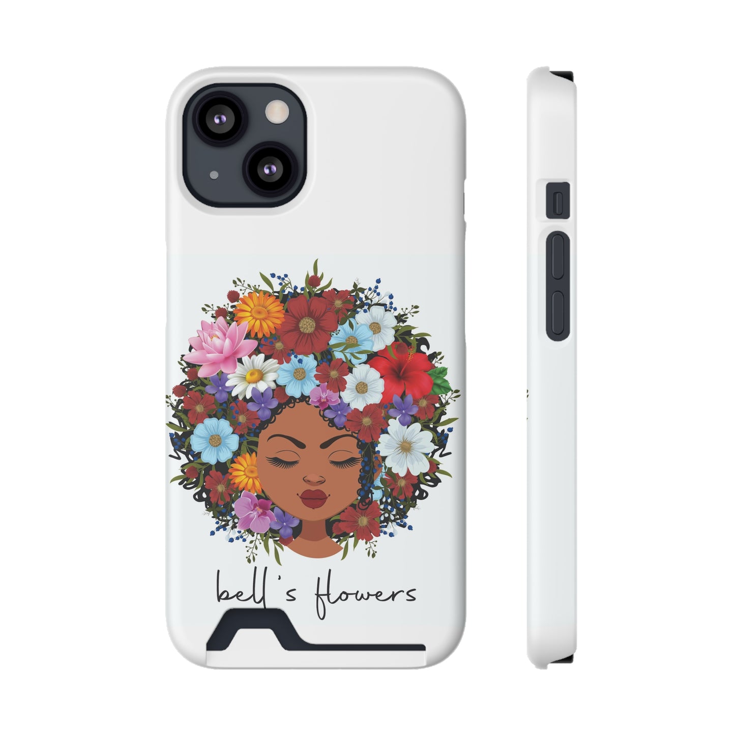 bell's flowers Original Logo Phone Case With Card Holder
