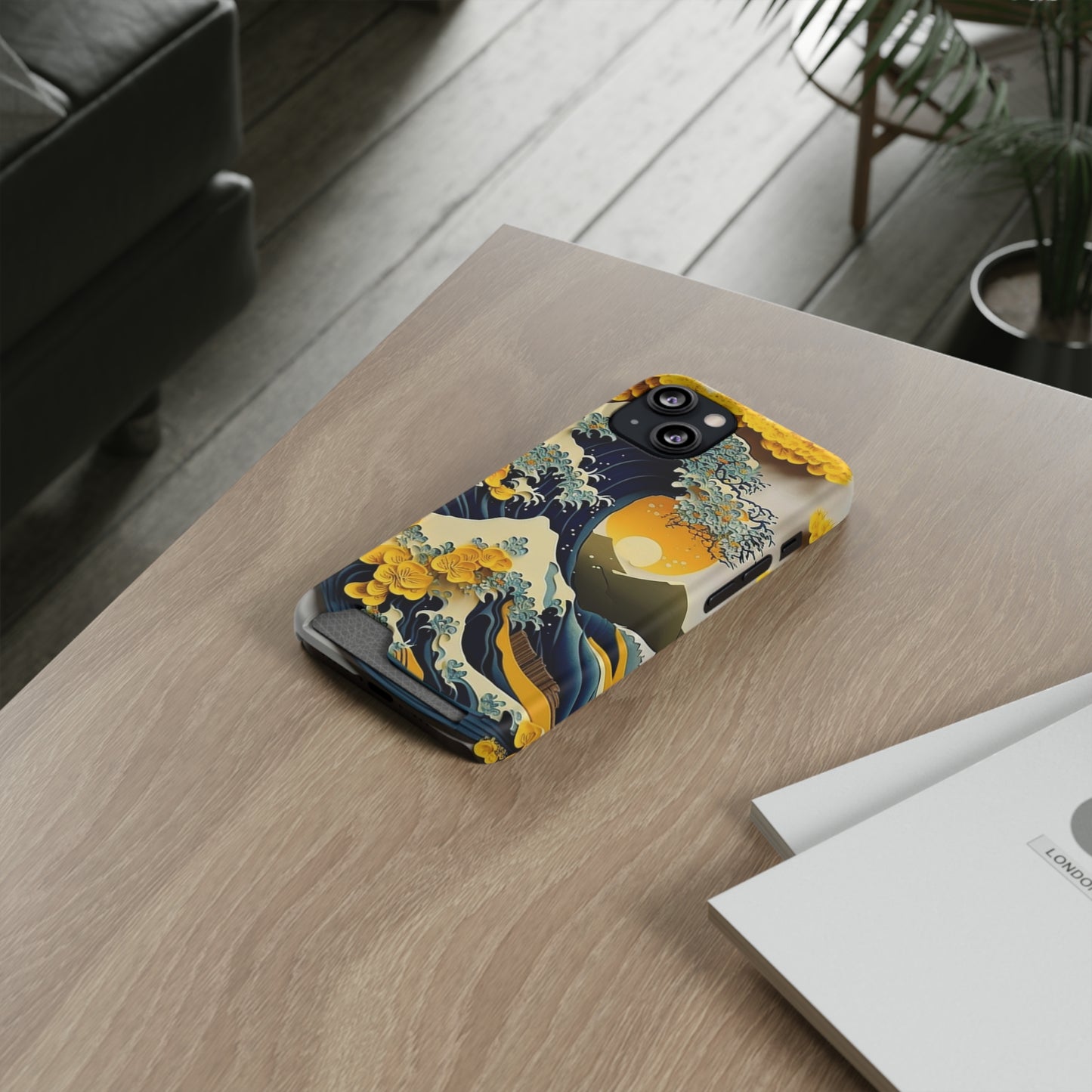 The Tourist White Phone Case With Card Holder