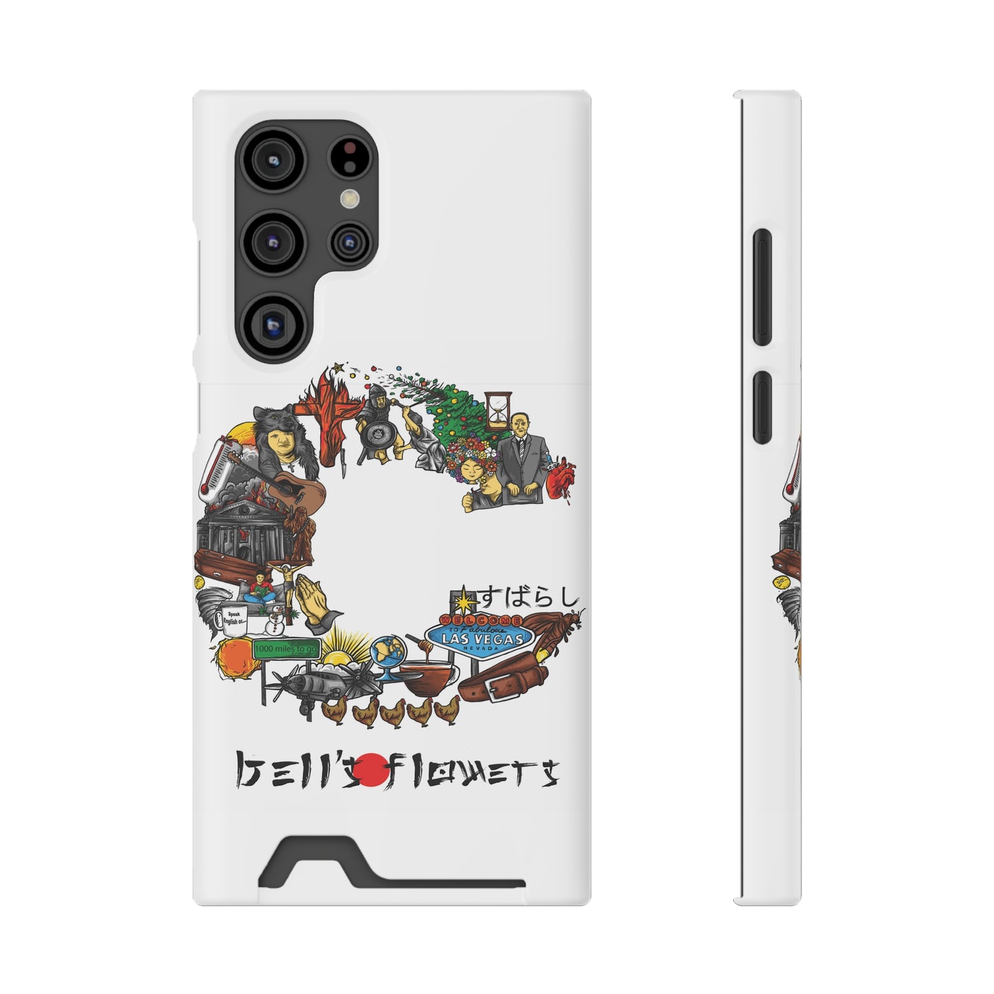 bell's flowers Album C original Phone Case With Card Holder