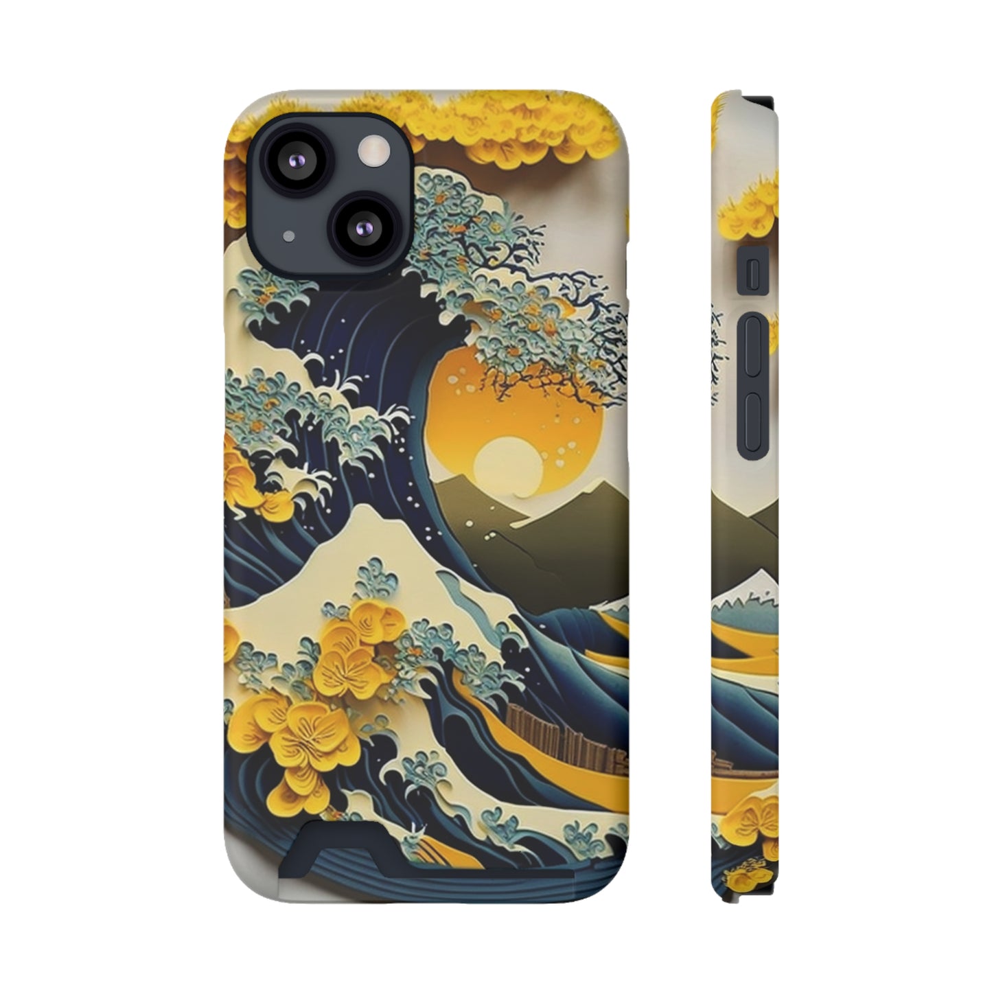 The Tourist White Phone Case With Card Holder