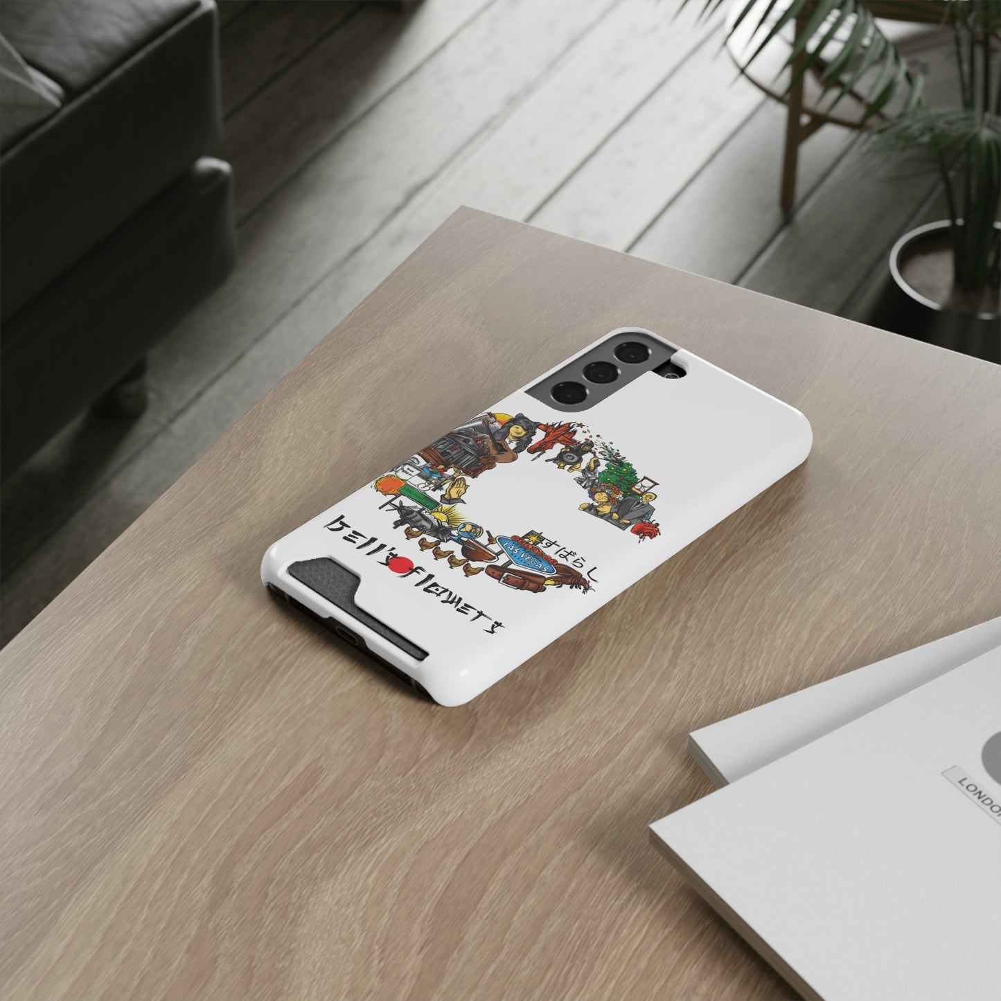 bell's flowers Album C original Phone Case With Card Holder