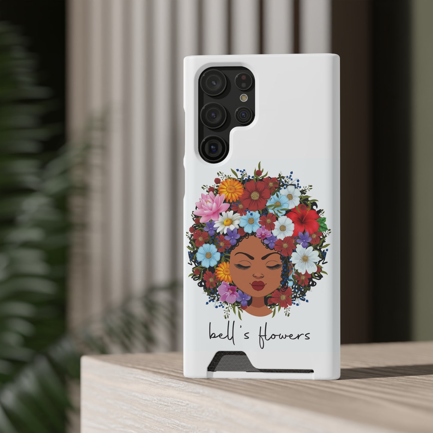 bell's flowers Original Logo Phone Case With Card Holder