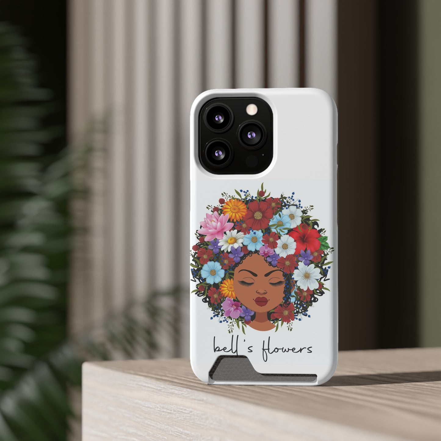 bell's flowers Original Logo Phone Case With Card Holder
