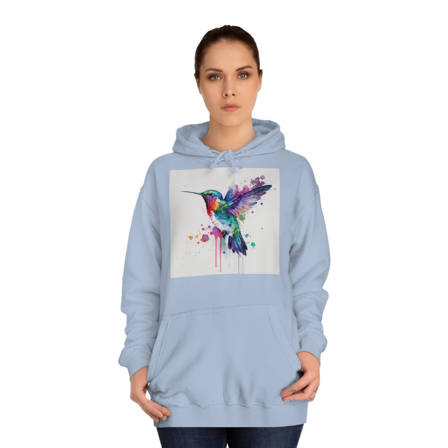 Hummingbird Watercolor Hoodie