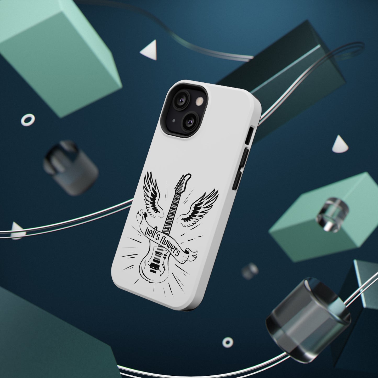 bell’s flowers Rock With Wings Phone Case