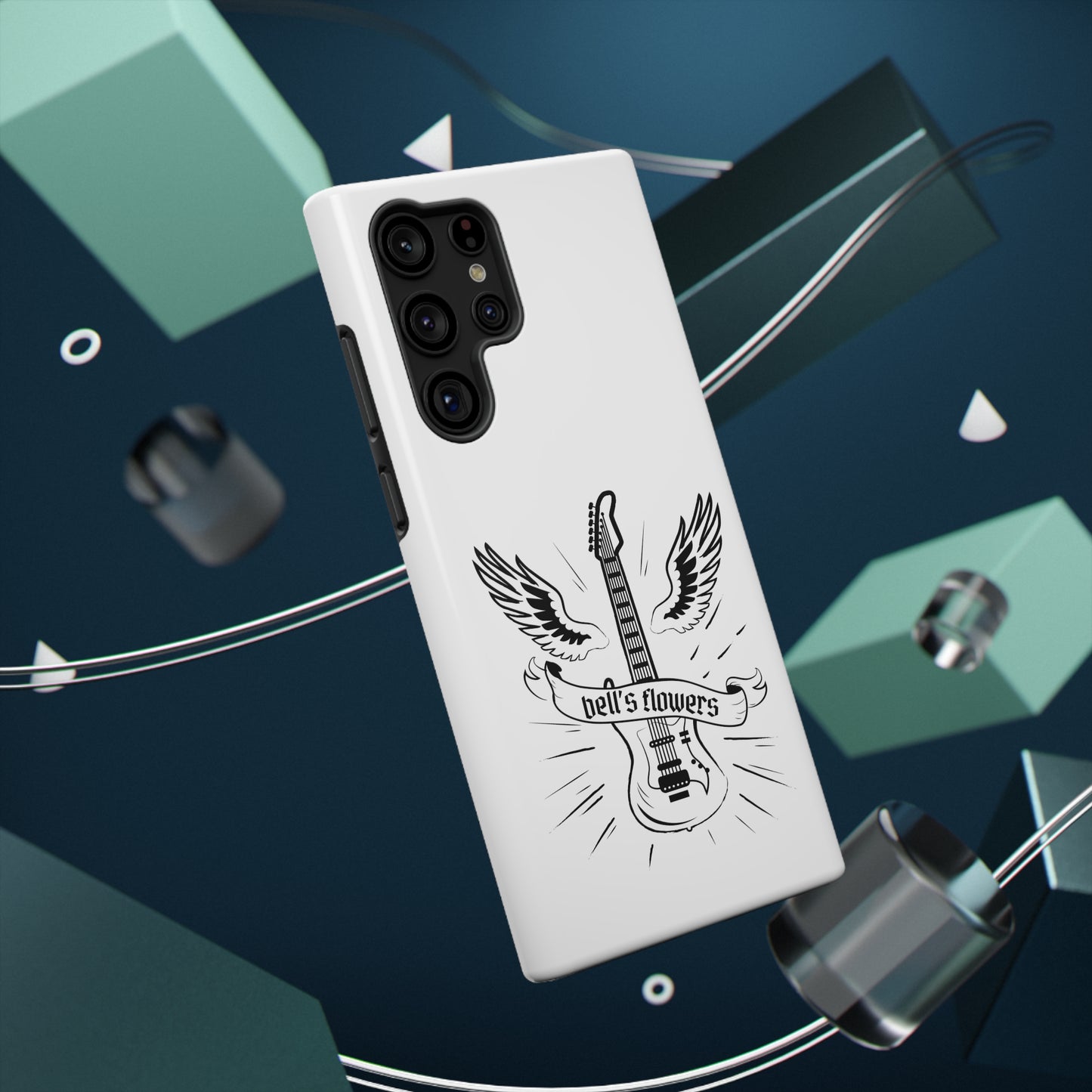 bell’s flowers Rock With Wings Phone Case