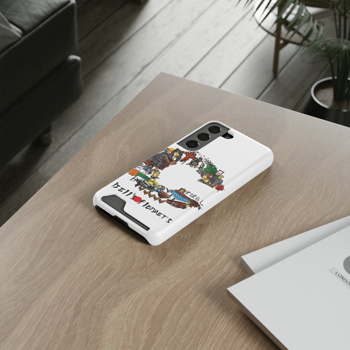 bell's flowers Album C original Phone Case With Card Holder