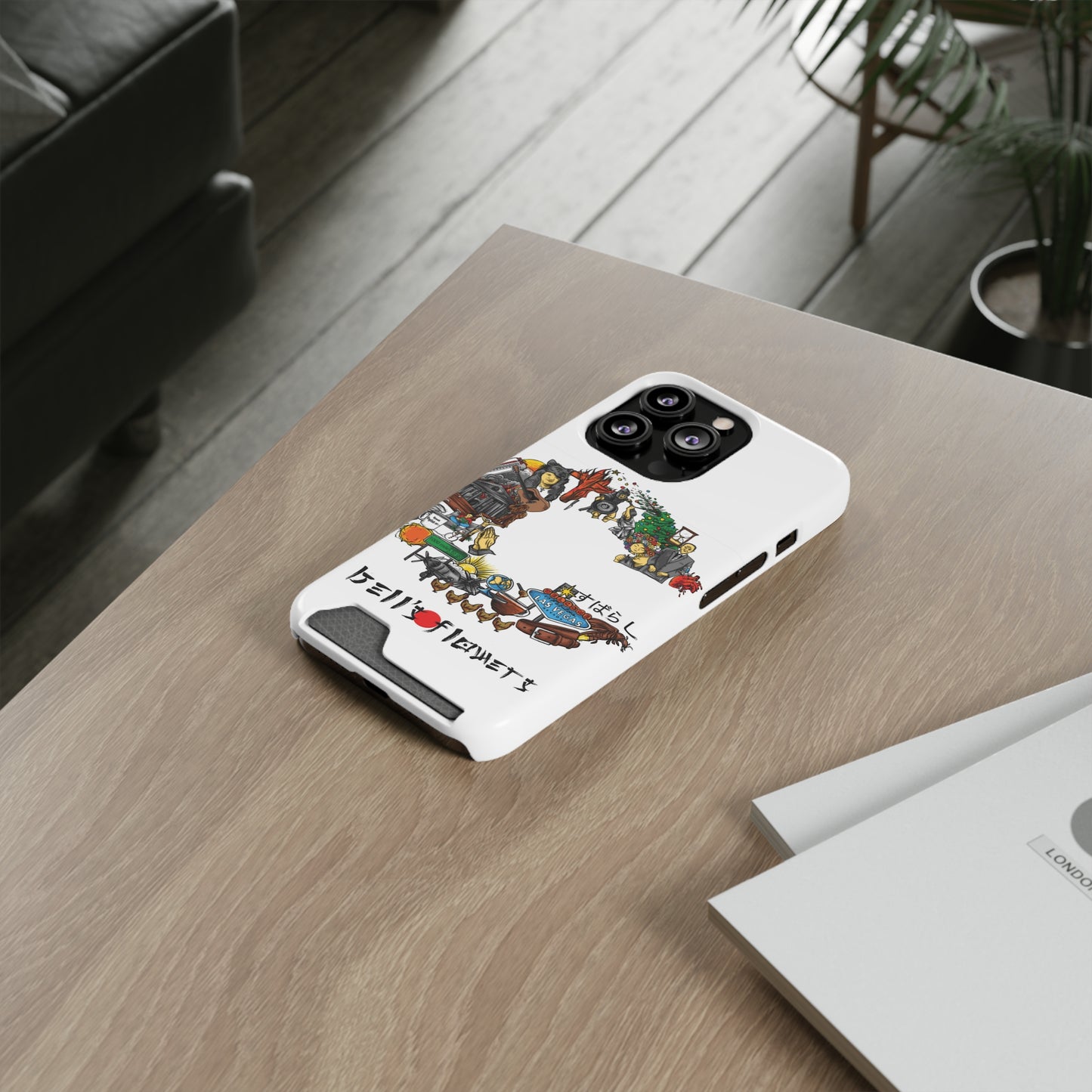 bell's flowers Album C original Phone Case With Card Holder