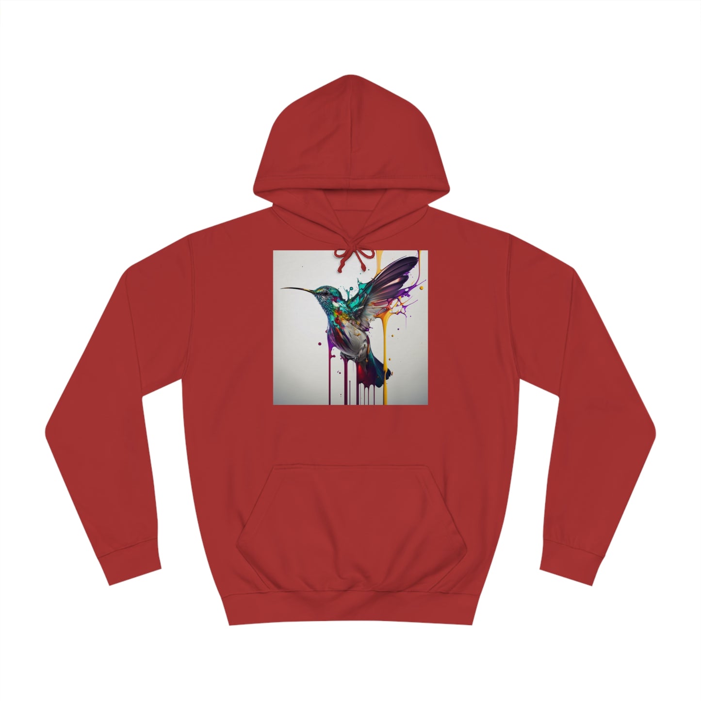 Hummingbird Drip Paint Hoodie
