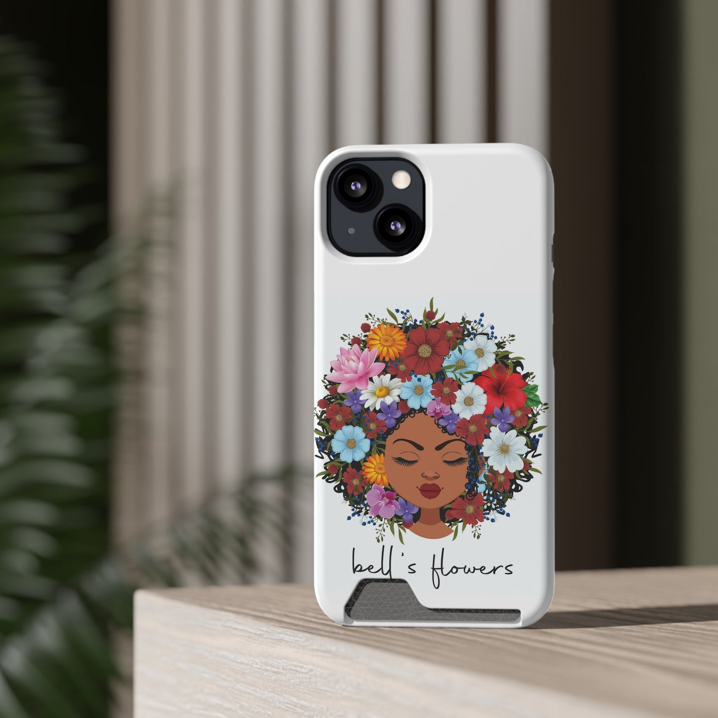 bell's flowers Original Logo Phone Case With Card Holder
