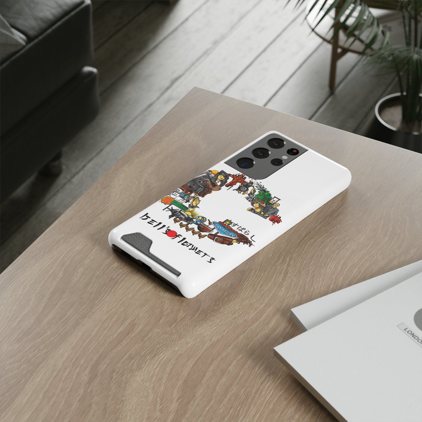 bell's flowers Album C original Phone Case With Card Holder