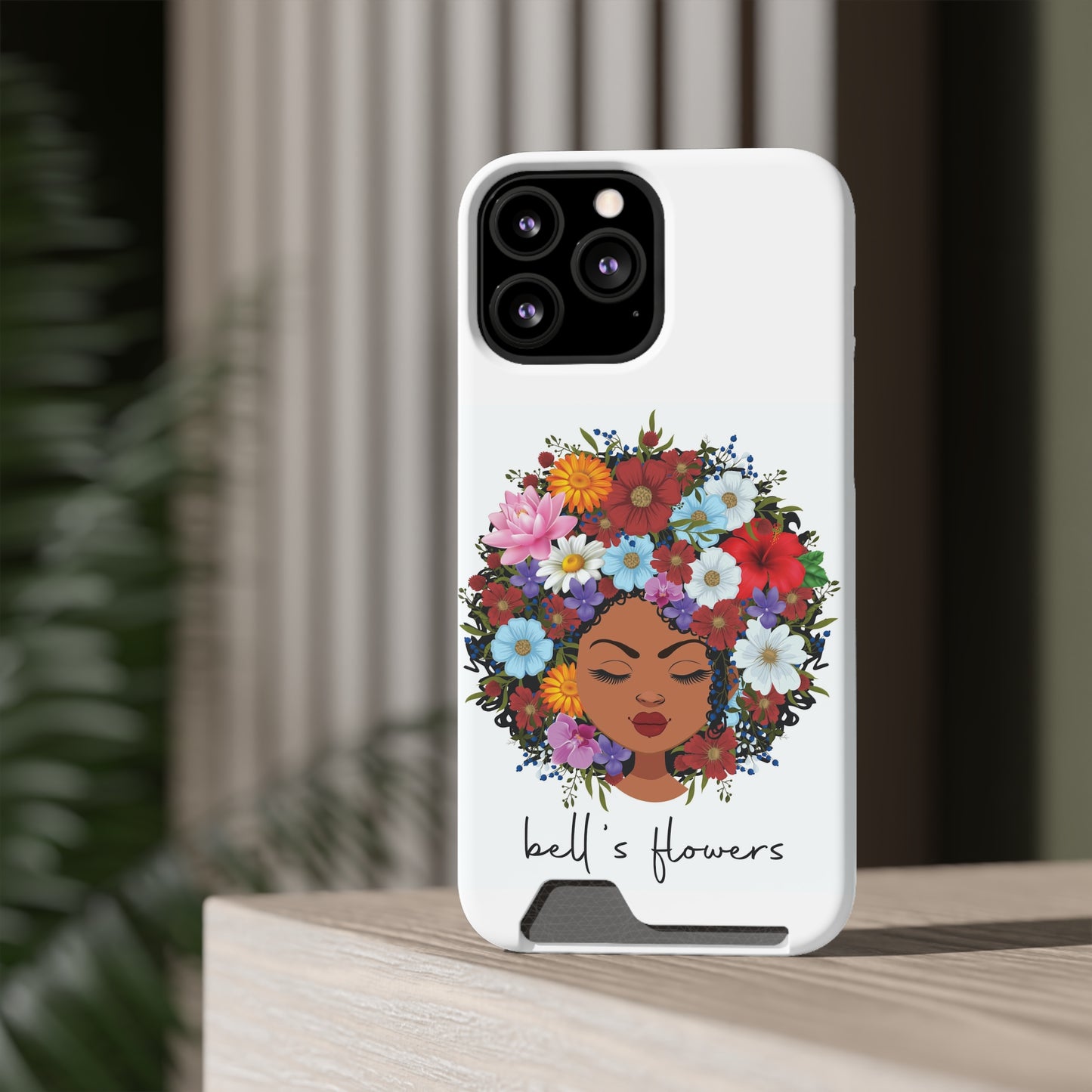 bell's flowers Original Logo Phone Case With Card Holder