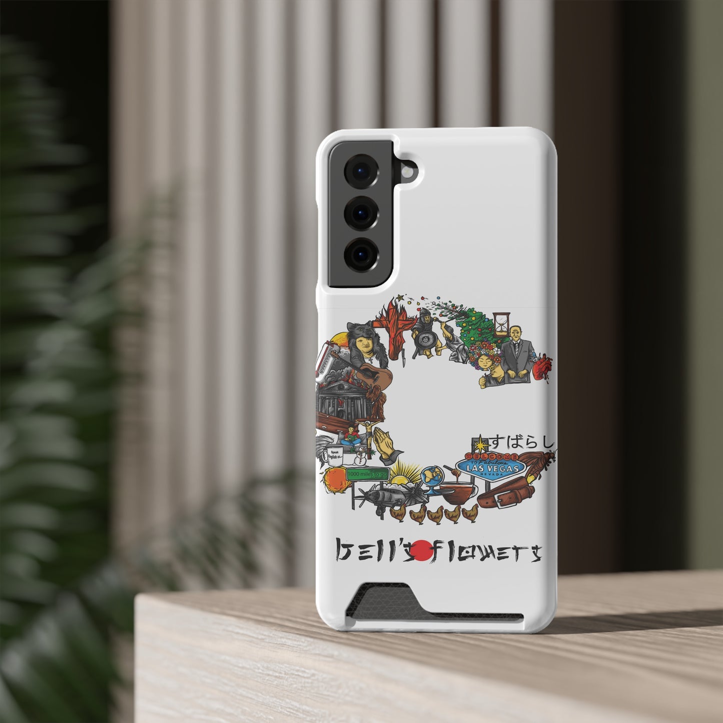 bell's flowers Album C original Phone Case With Card Holder
