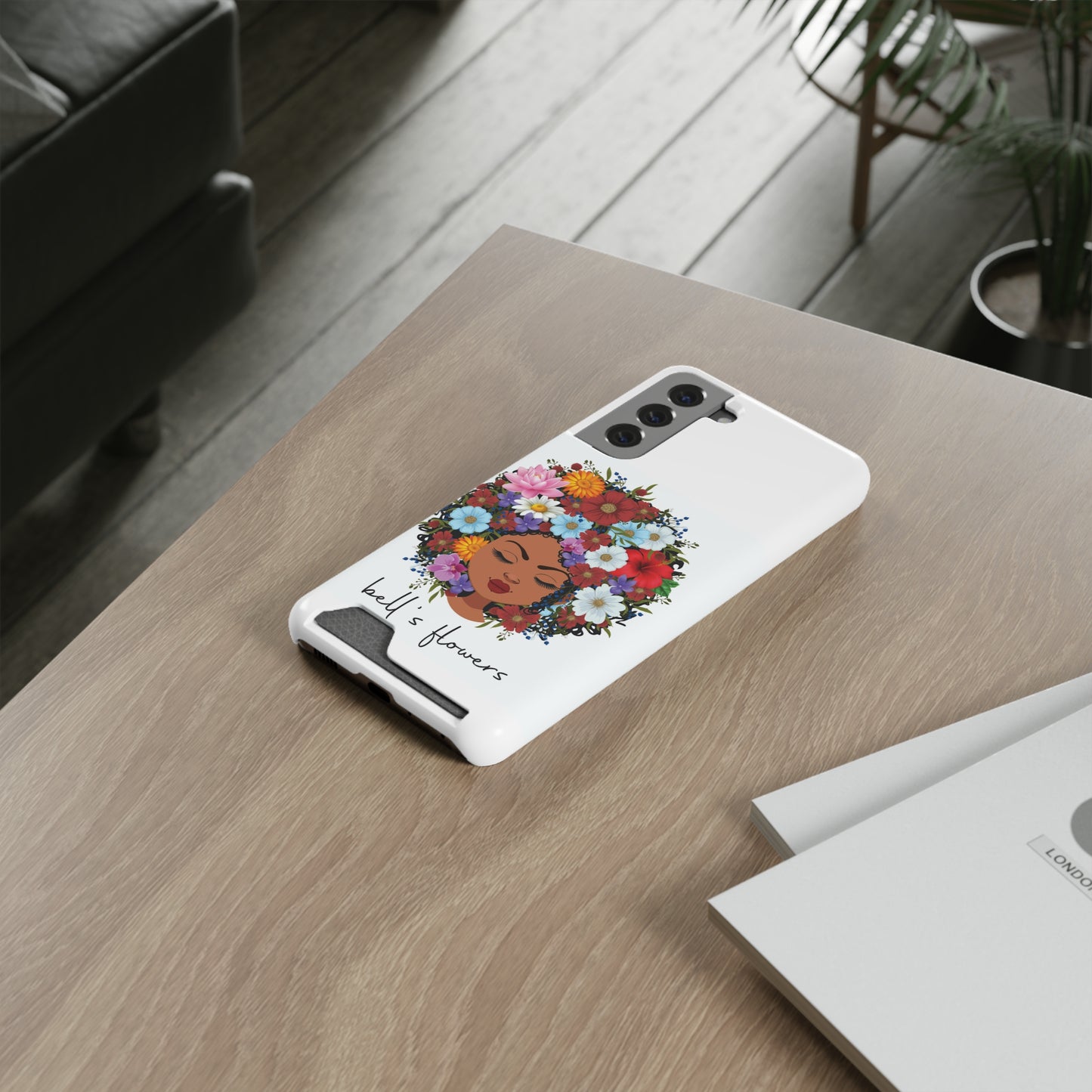 bell's flowers Original Logo Phone Case With Card Holder