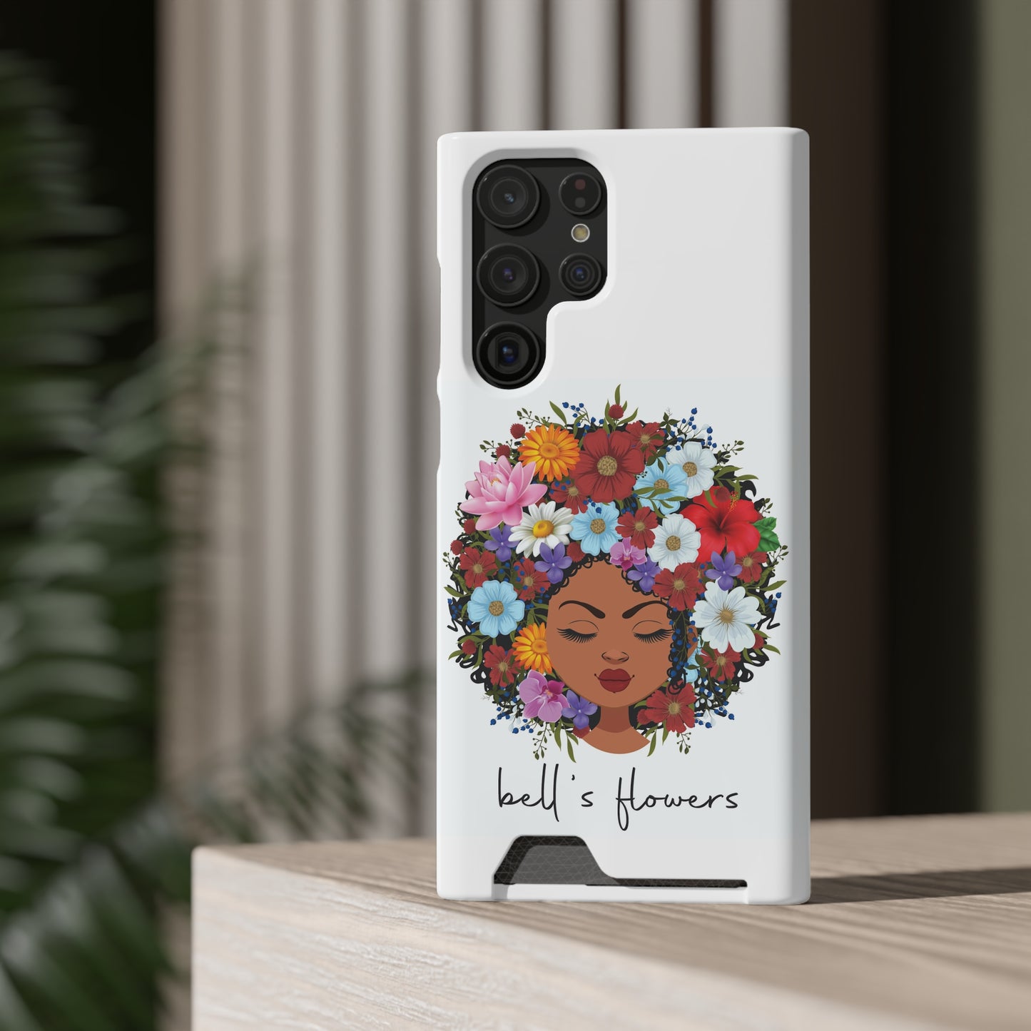 bell's flowers Original Logo Phone Case With Card Holder