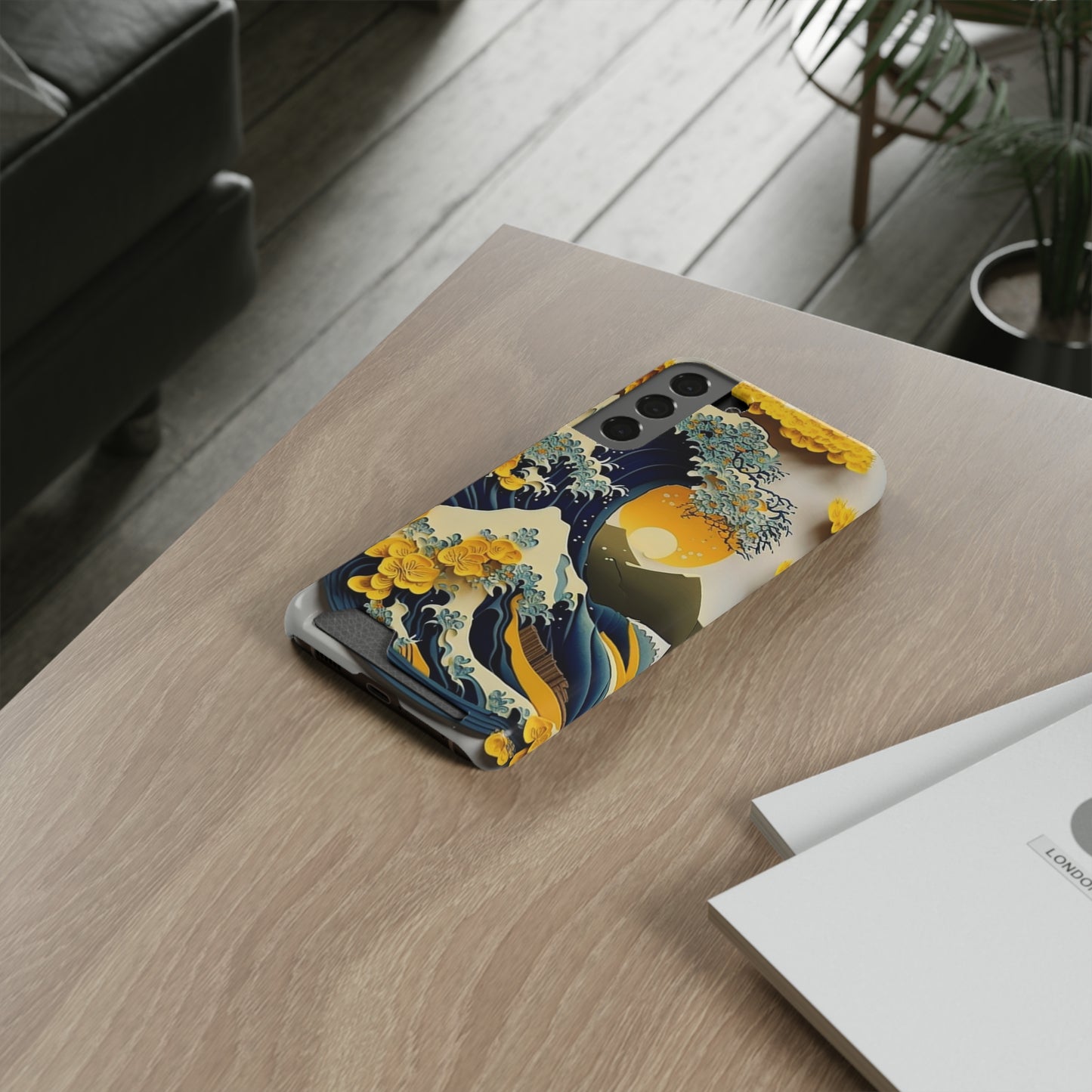 The Tourist White Phone Case With Card Holder