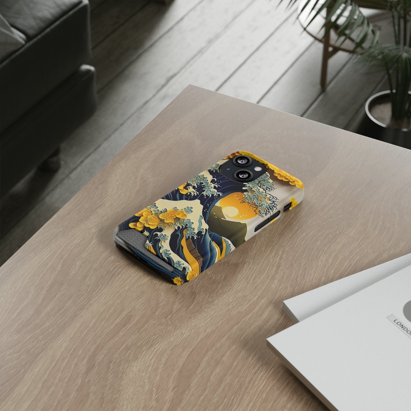 The Tourist White Phone Case With Card Holder