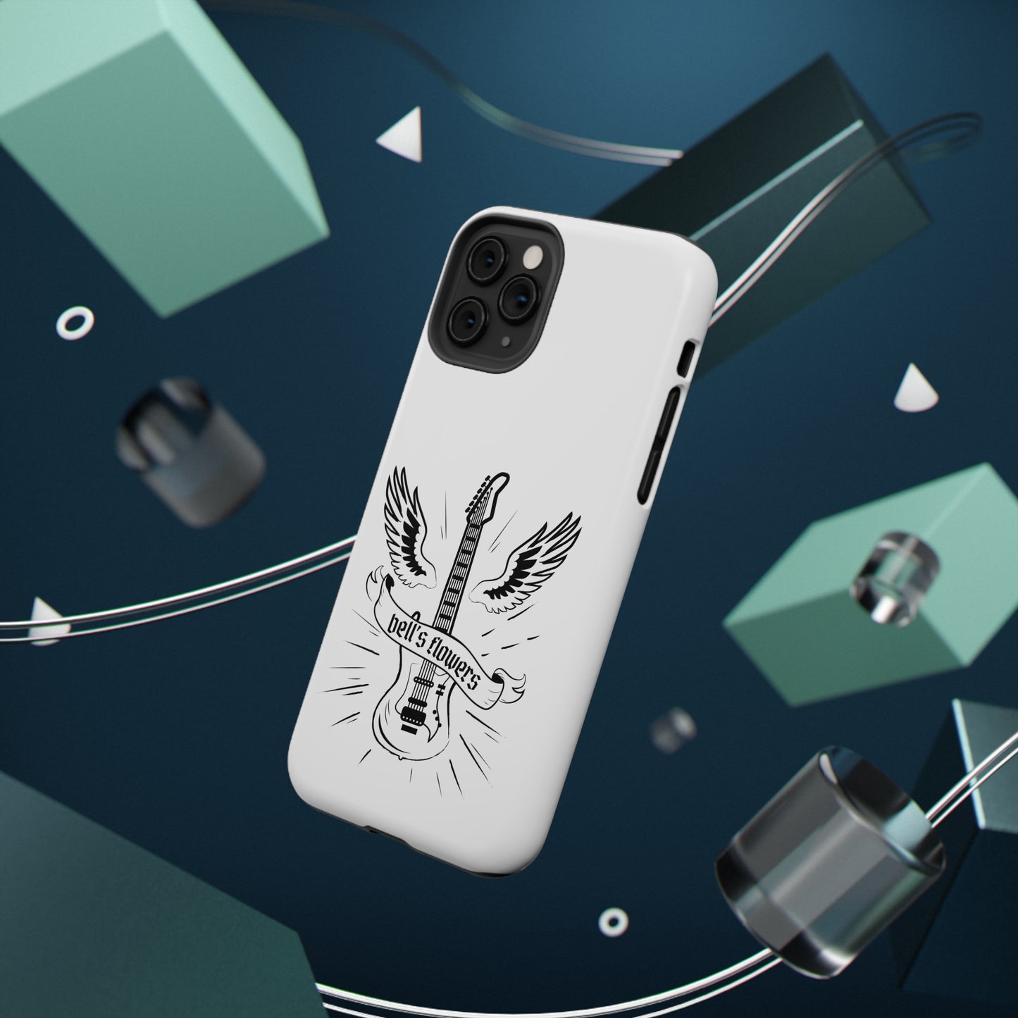 bell’s flowers Rock With Wings Phone Case