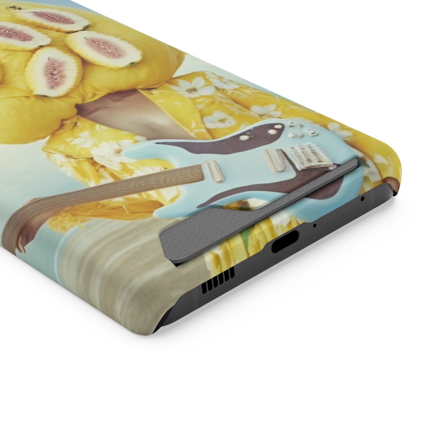 False Banana Phone Case With Card Holder