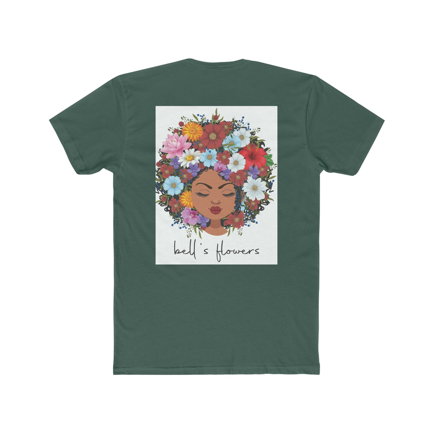bell's flowers original logo ON BACK