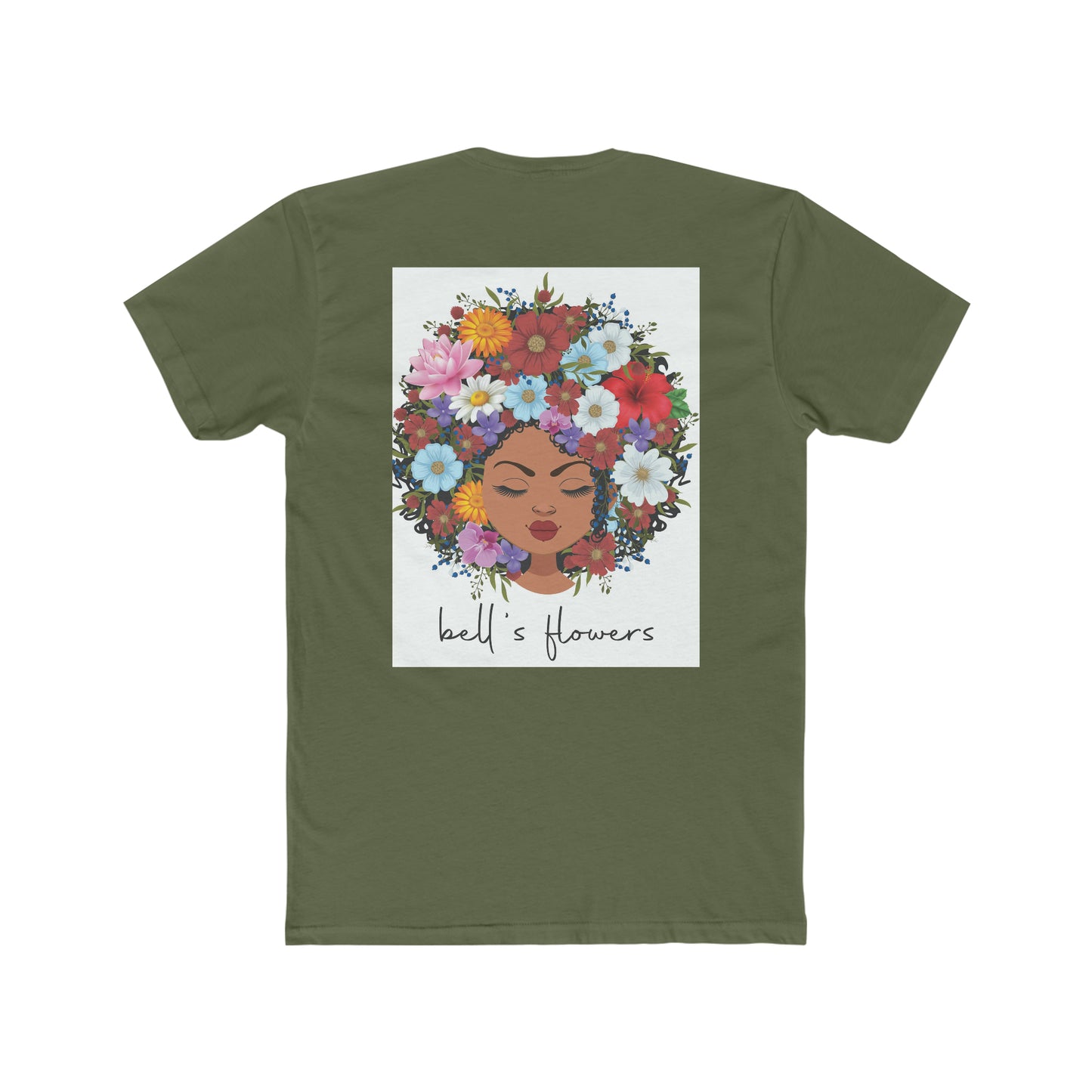 bell's flowers original logo ON BACK