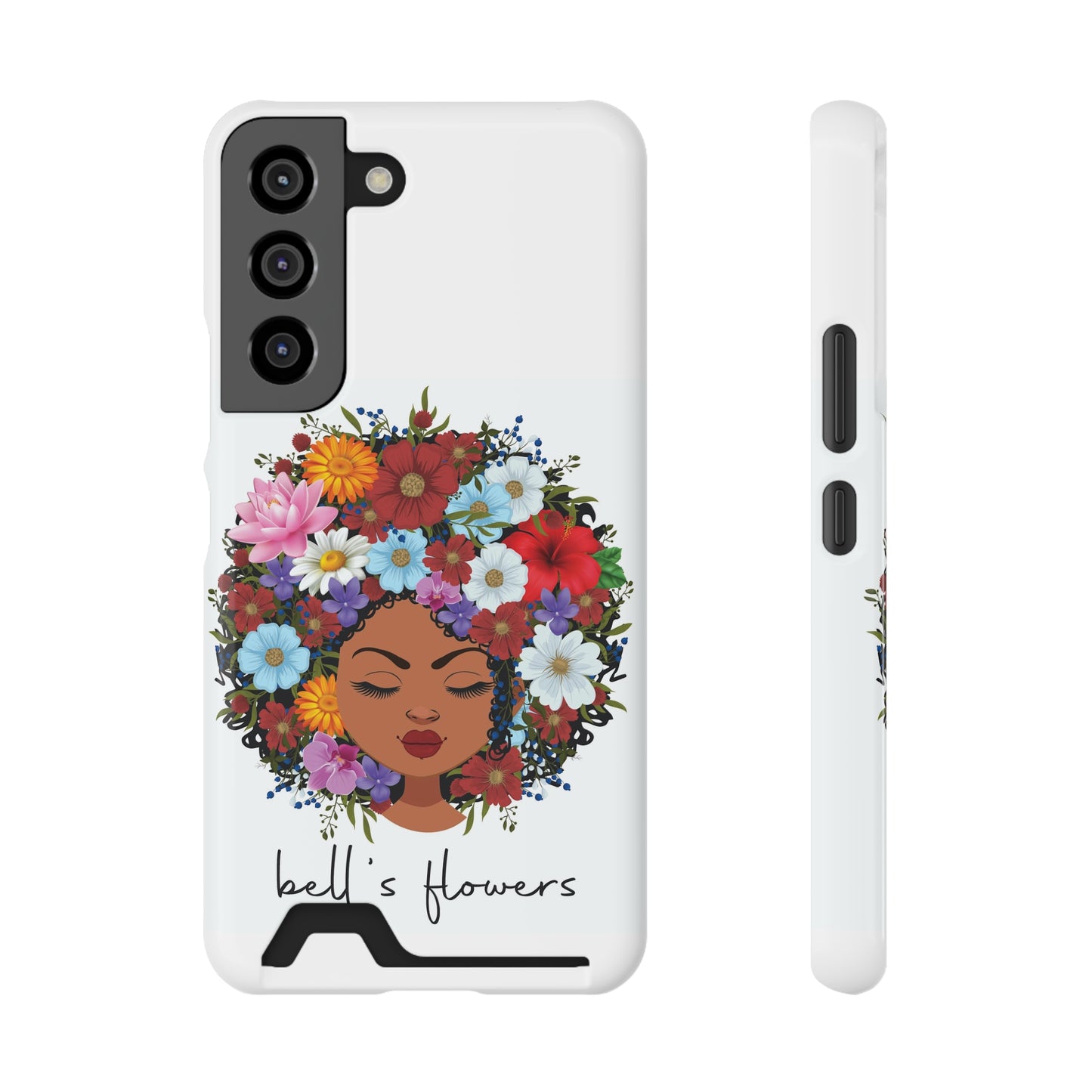 bell's flowers Original Logo Phone Case With Card Holder