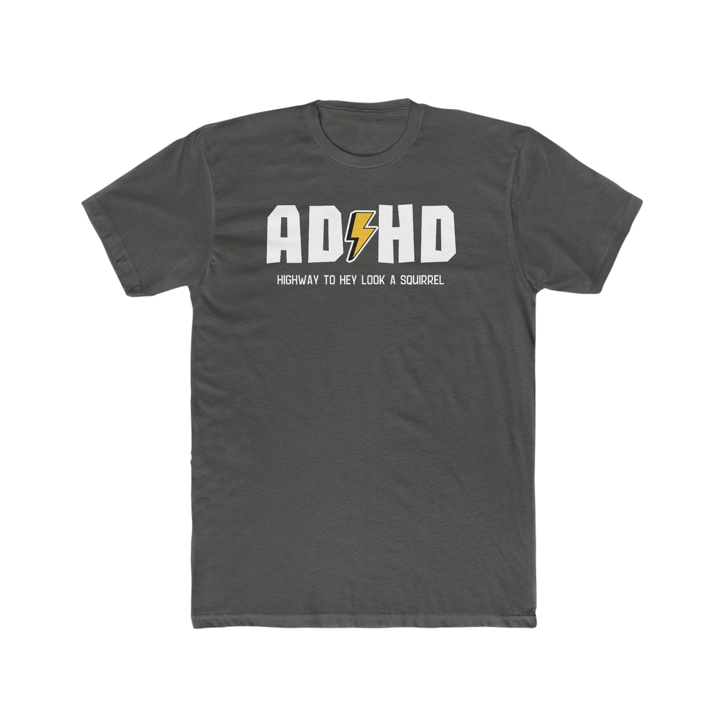 ADHD. Men's Cotton Crew Tee