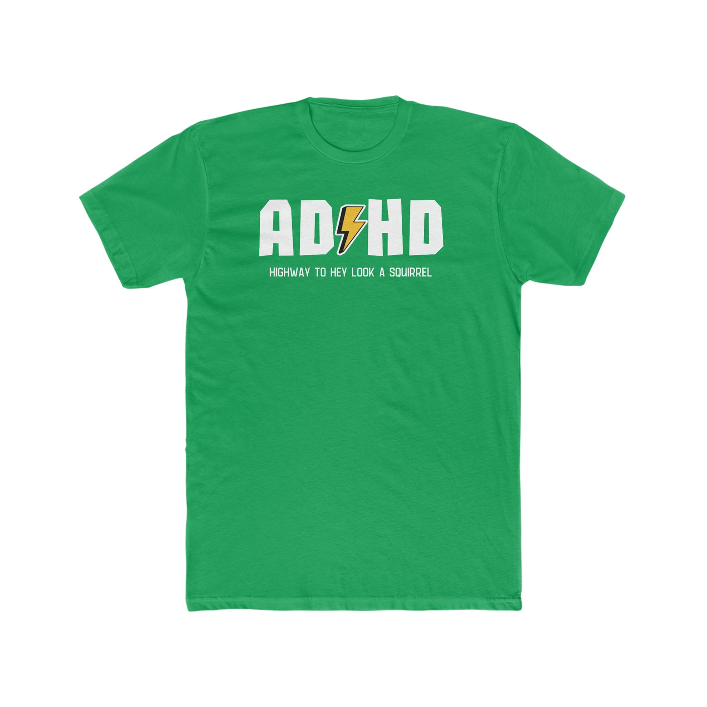 ADHD. Men's Cotton Crew Tee