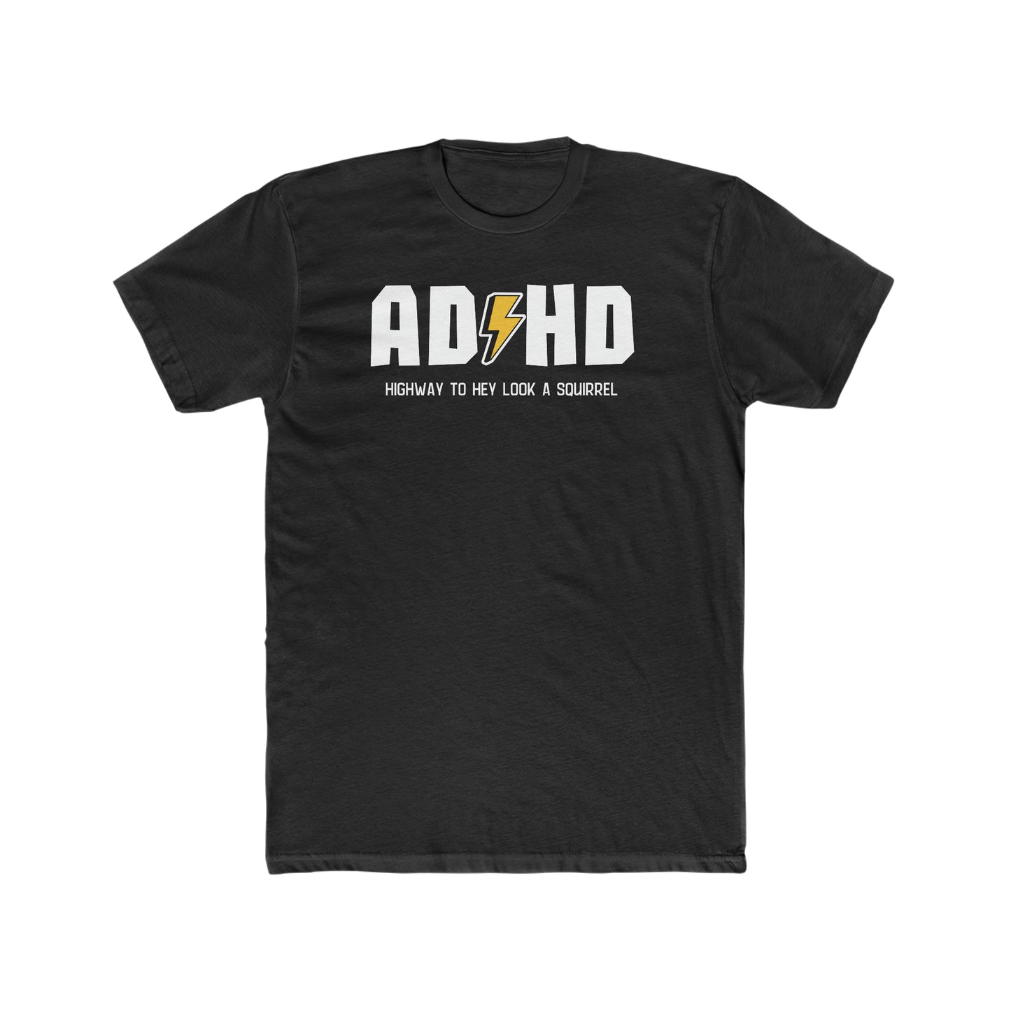 ADHD. Men's Cotton Crew Tee