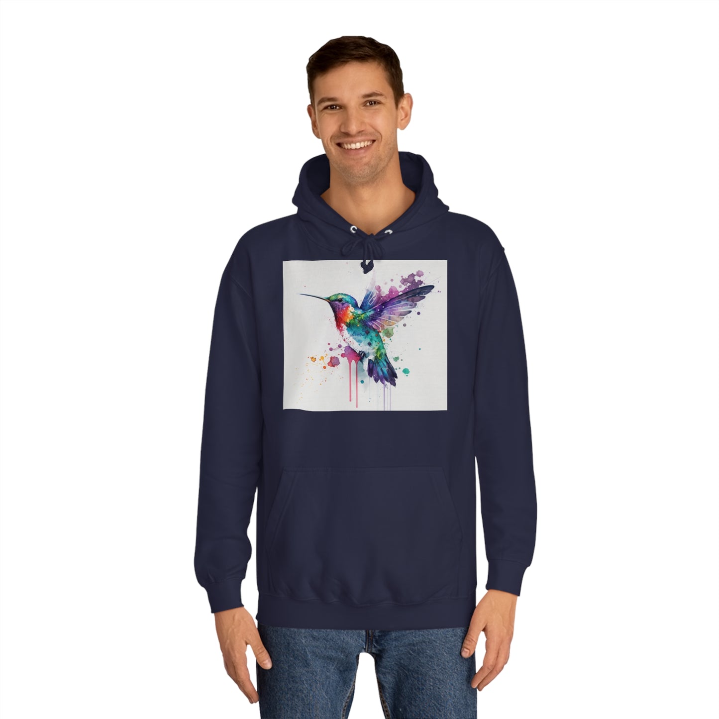 Hummingbird Watercolor Hoodie