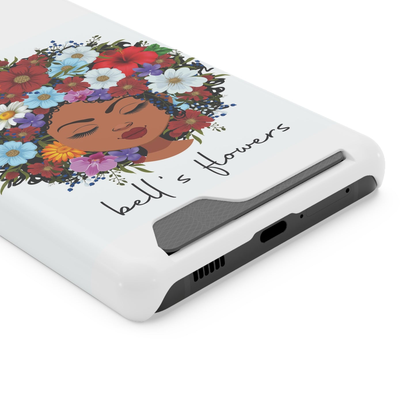 bell's flowers Original Logo Phone Case With Card Holder