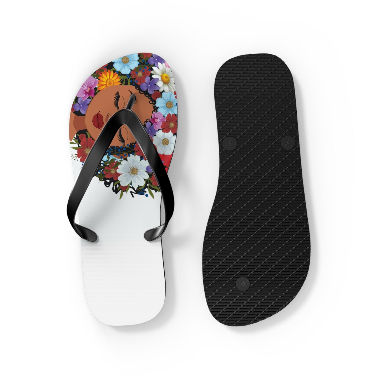 bell's flowers Original Logo Flip Flops
