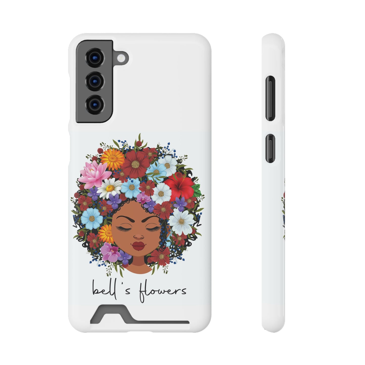 bell's flowers Original Logo Phone Case With Card Holder