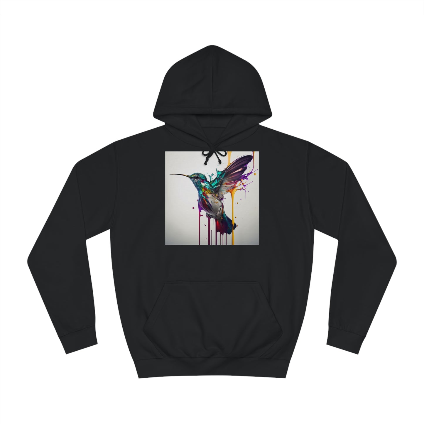 Hummingbird Drip Paint Hoodie