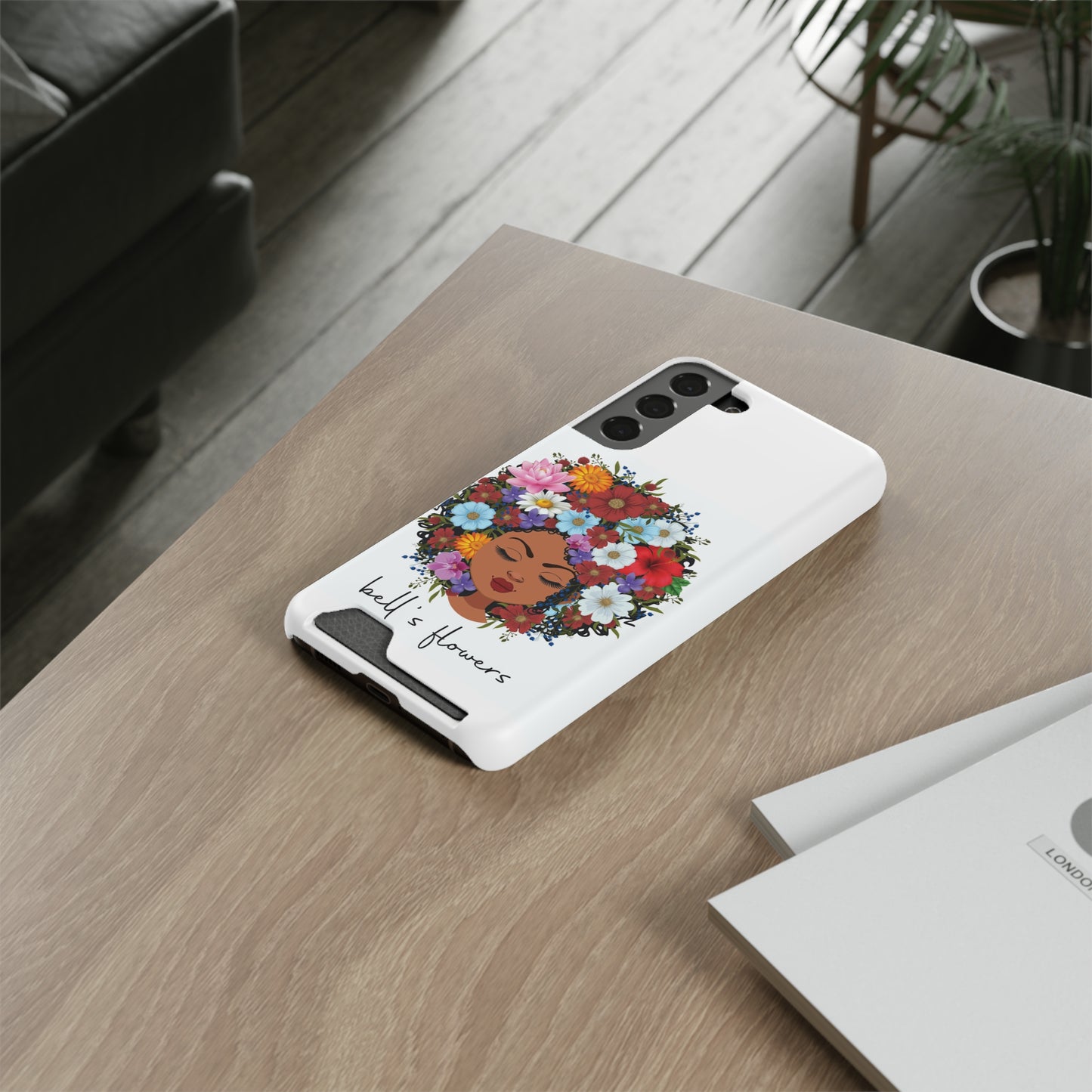 bell's flowers Original Logo Phone Case With Card Holder