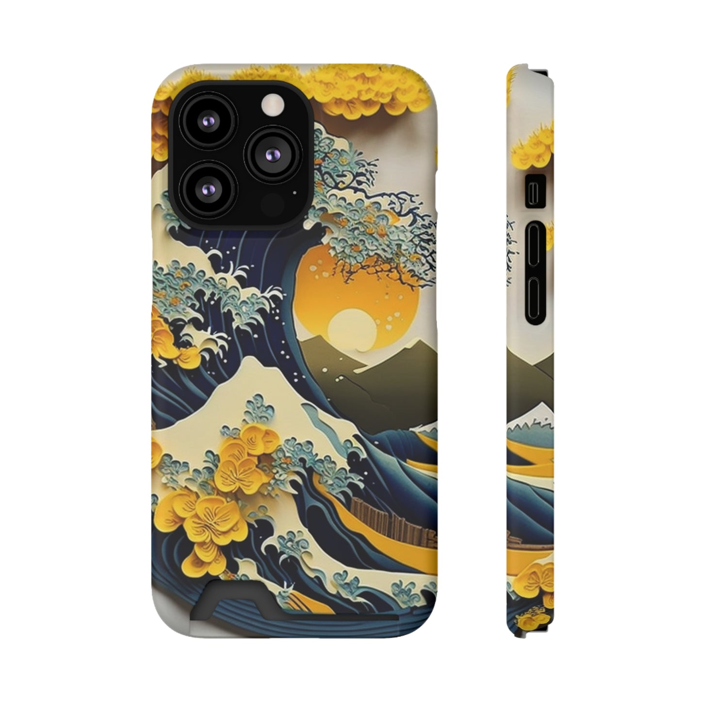 The Tourist White Phone Case With Card Holder