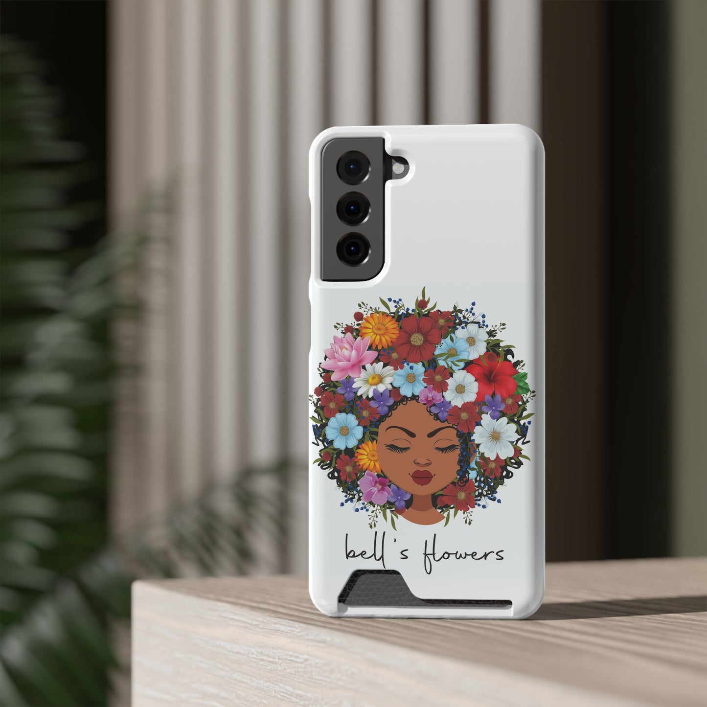 bell's flowers Original Logo Phone Case With Card Holder