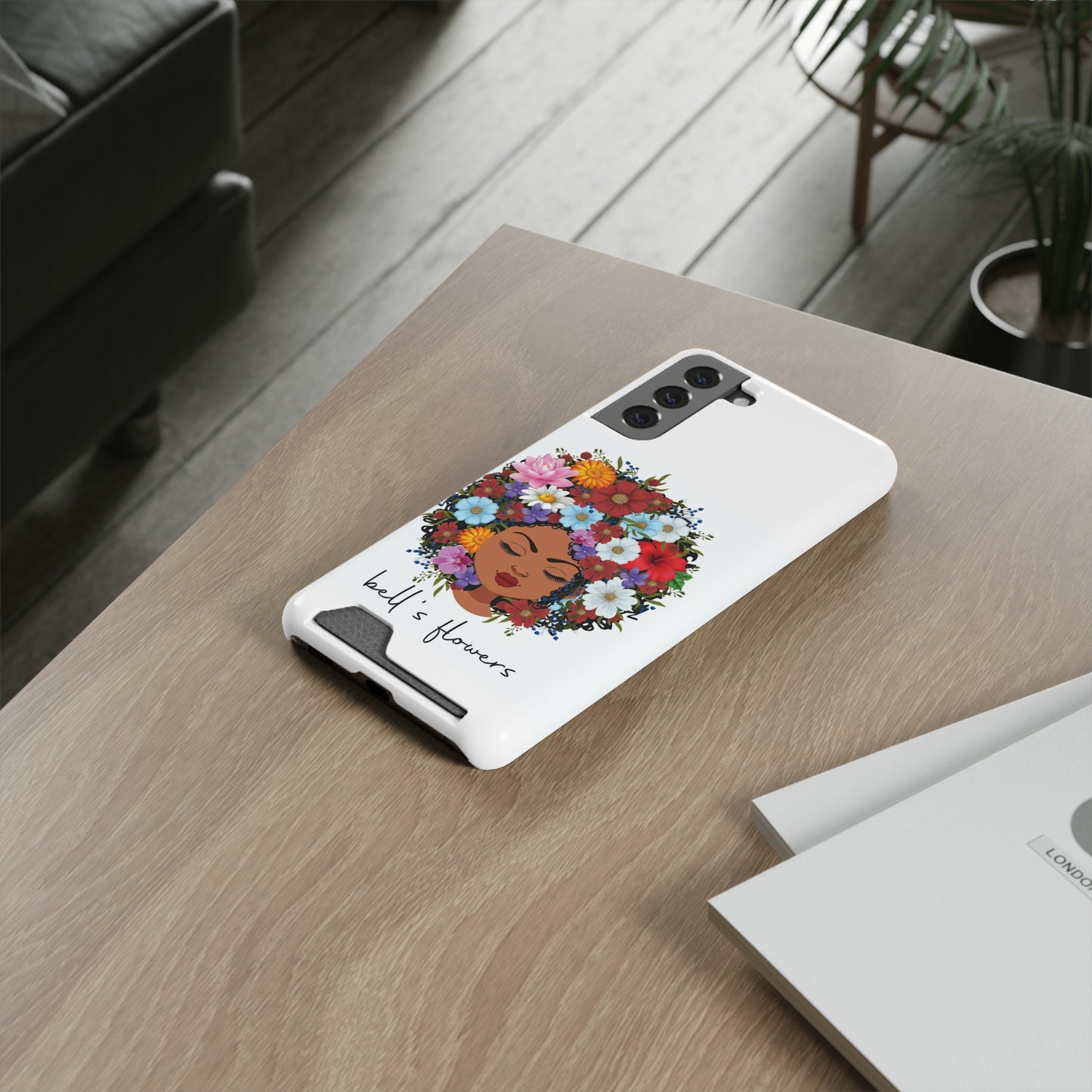 bell's flowers Original Logo Phone Case With Card Holder