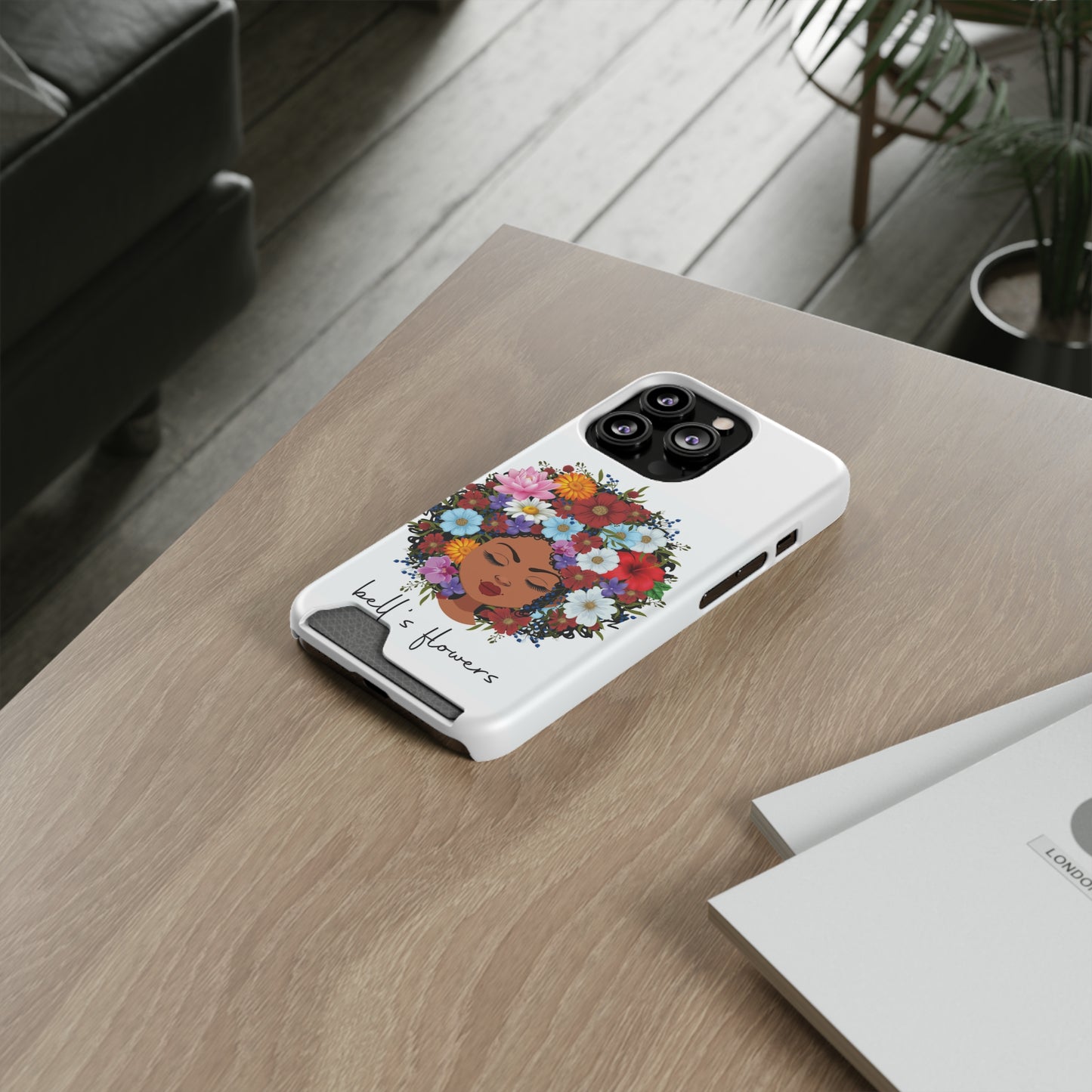 bell's flowers Original Logo Phone Case With Card Holder