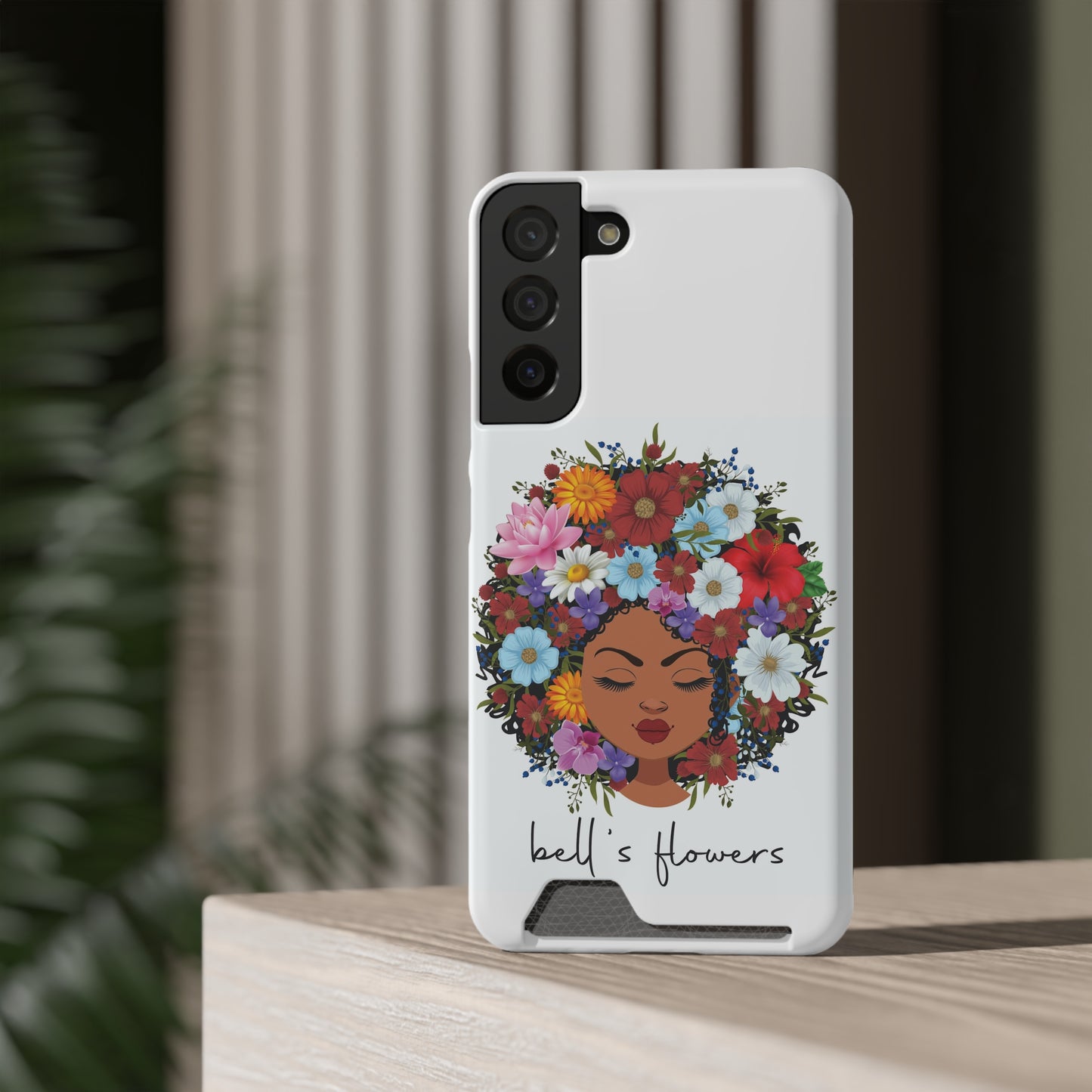 bell's flowers Original Logo Phone Case With Card Holder