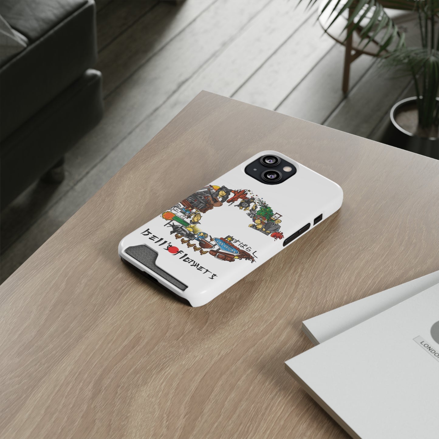 bell's flowers Album C original Phone Case With Card Holder