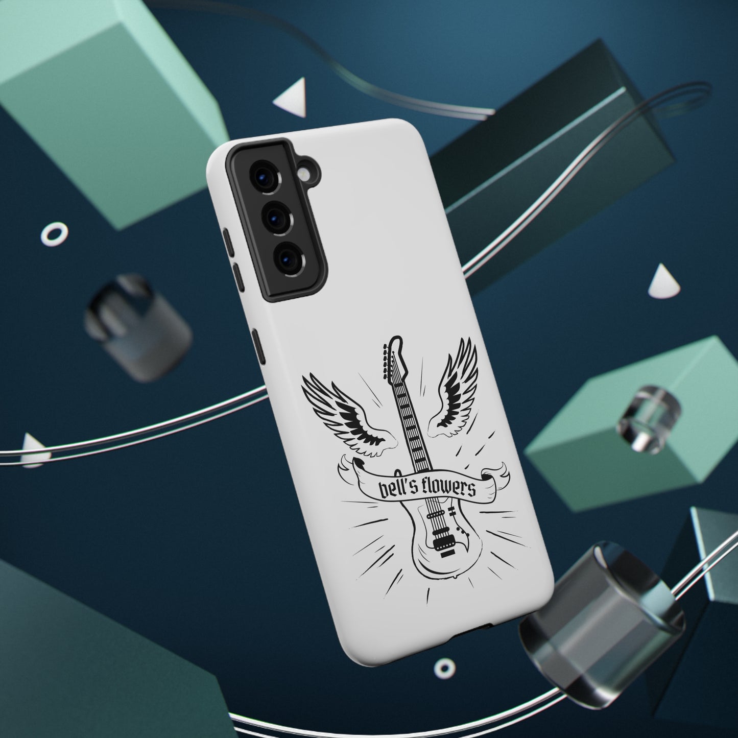bell’s flowers Rock With Wings Phone Case