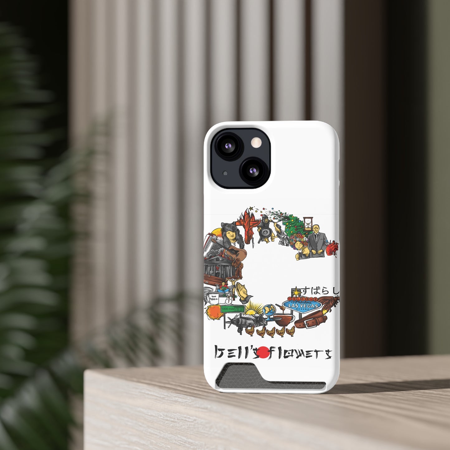 bell's flowers Album C original Phone Case With Card Holder