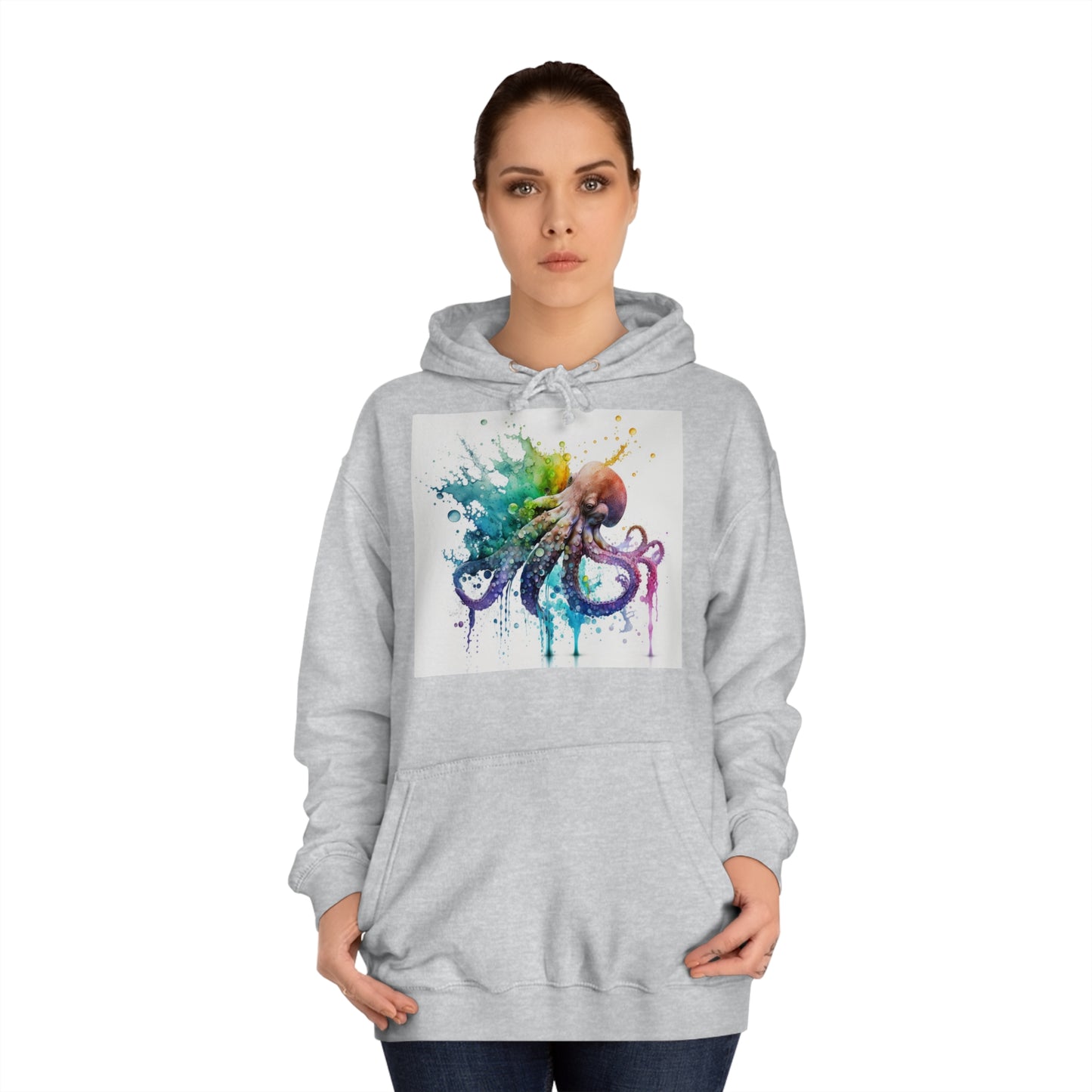 Octopus Drip Paint Hoodie