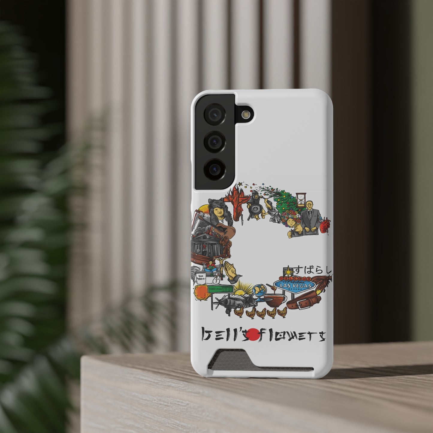 bell's flowers Album C original Phone Case With Card Holder