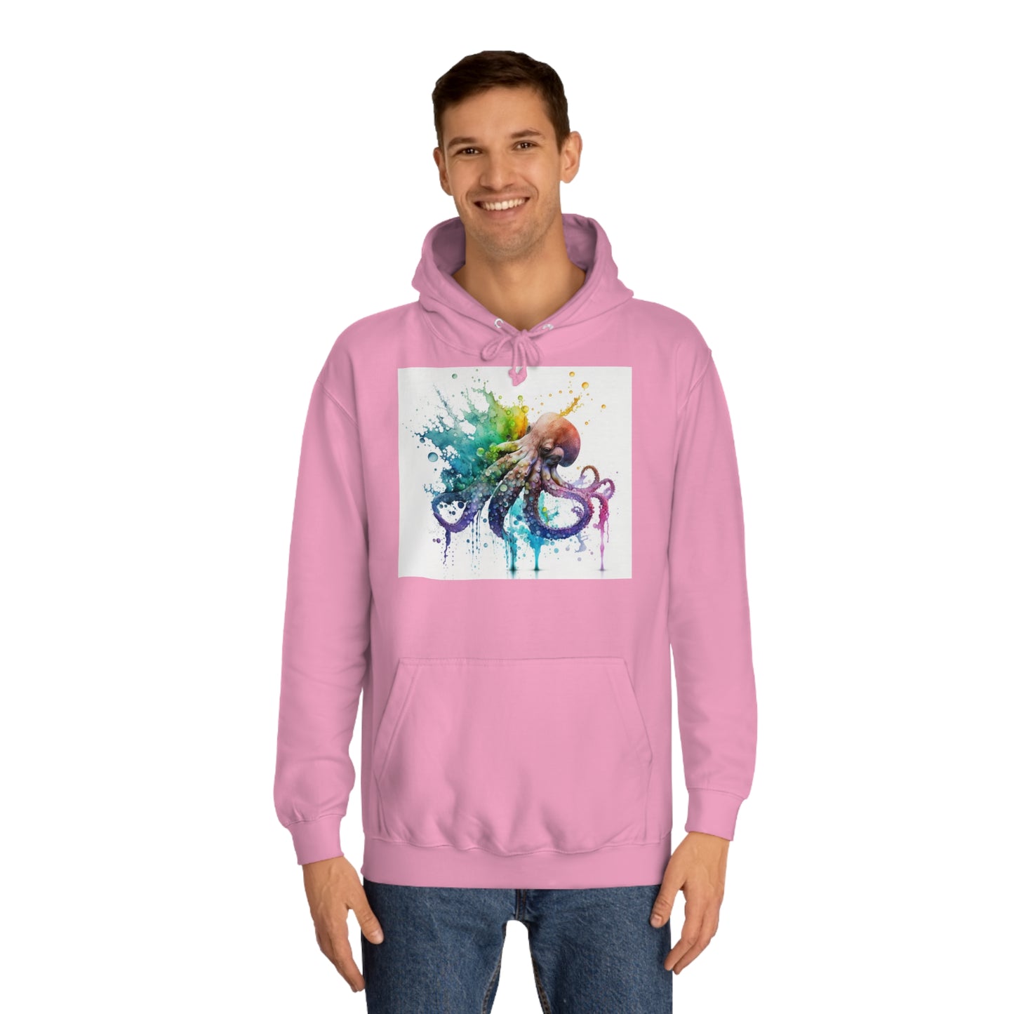 Octopus Drip Paint Hoodie